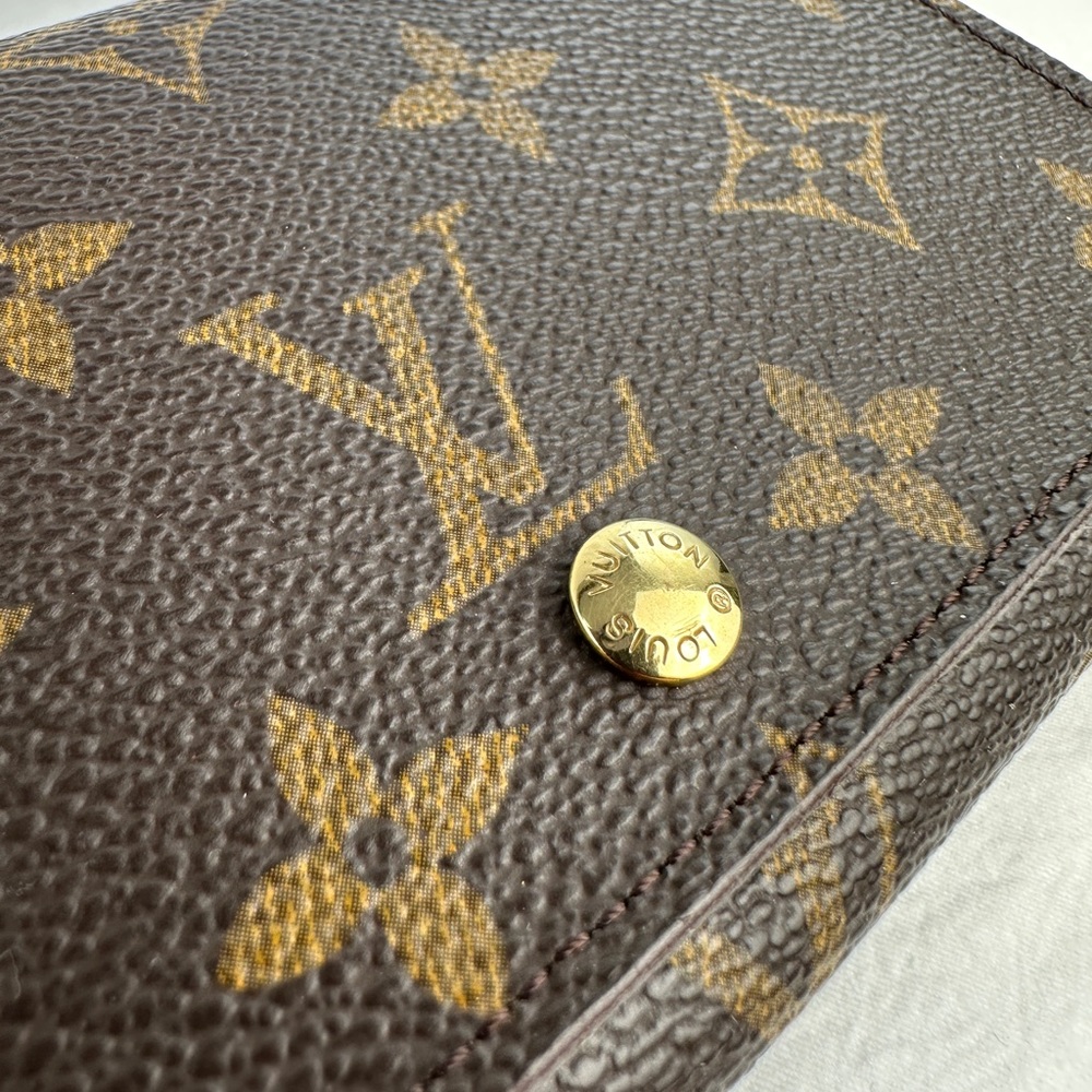 ❌SOLD❌ 💎Louis Vuitton Monogram Porte-Monnaie Tresor Wallet - Picture 6 of 14